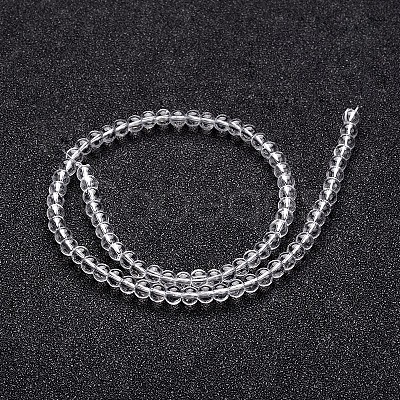 Glass Round Bead Strands GLAA-I028-4mm-01-1