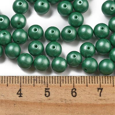 Baking Paint Glass Seed Beads SEED-A034-02G-1