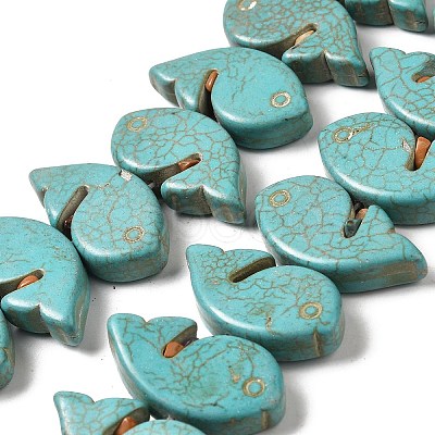 Synthetic Turquoise Beads Strands G-P507-22A-1