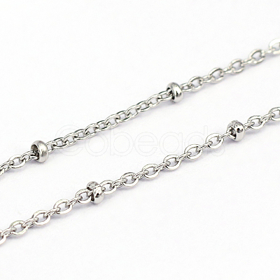 Tarnish Resistant 304 Stainless Steel Cable Chains CHS-O005-13-1