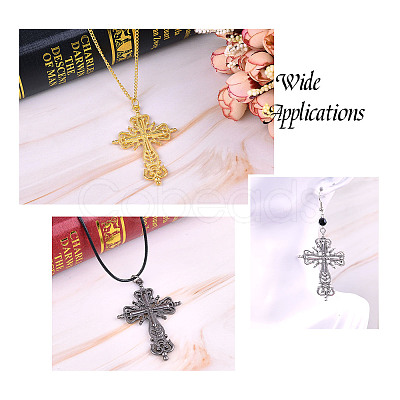 Craftdady Hollow Alloy Big Pendants PALLOY-CD0001-07-1