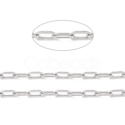 Tarnish Resistant 304 Stainless Steel Cable Chains CHS-C002-03P-03-1