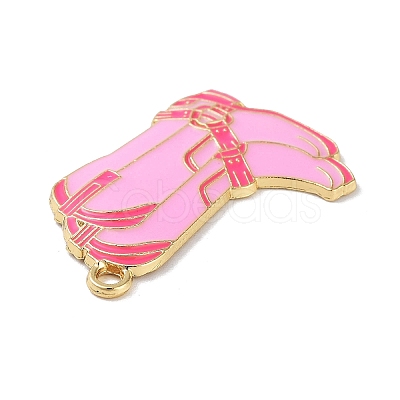 West Cowboy Theme Golden Plated Alloy Enamel Pendants FIND-B036-02D-1