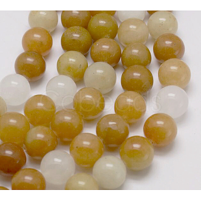 Natural Topaz Jade Beads Strands G-G150-4mm-1-1