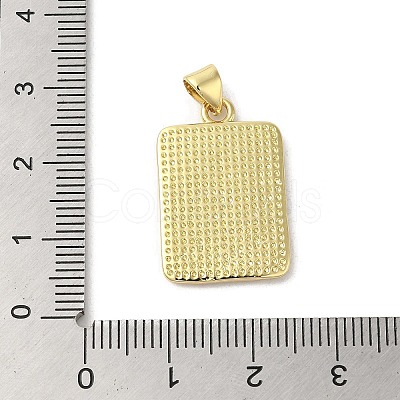 Rack Plating Brass Pendants KK-C052-13G-1