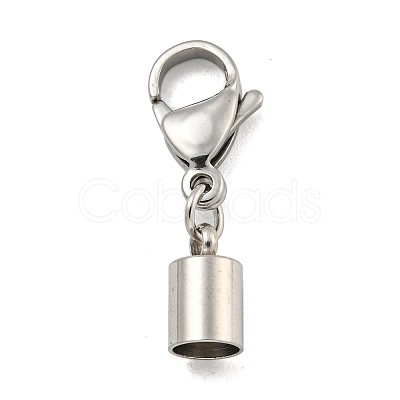 Tarnish Resistant 304 Stainless Steel Cord Ends STAS-K273-07A-P-1