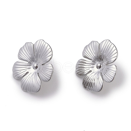 Non-Tarnish 304 Stainless Steel Stud Earrings for Women EJEW-L283-019P-1