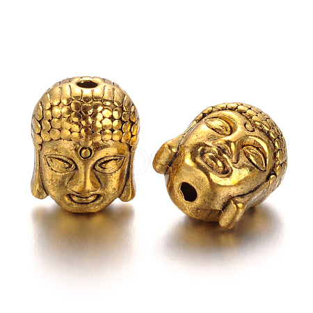 Tibetan Style Alloy Beads X-TIBEB-60542-AG-LF-1