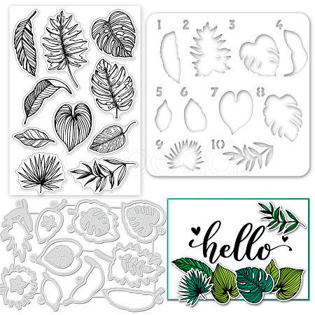 Globleland 1 Sheet PVC Plastic Stamps DIY-GL0009-05-1