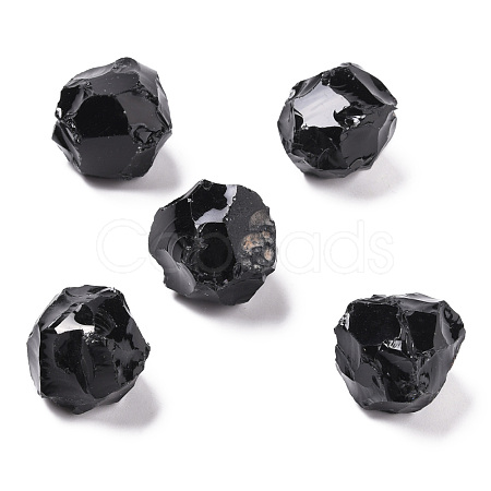 Rough Natural Obsidian Beads G-H239-02-1