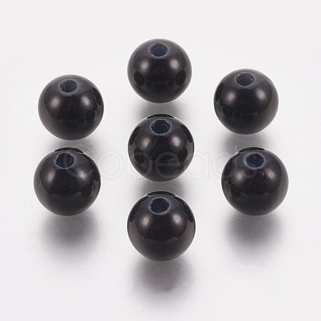 ABS Plastic Imitation Pearl Beads KY-G009-12mm-01-1