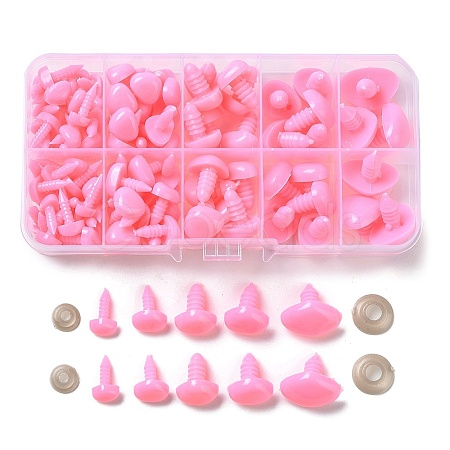 106Pcs Triangle Plastic Doll Craft Safety Noses DIY-P081-A03-1