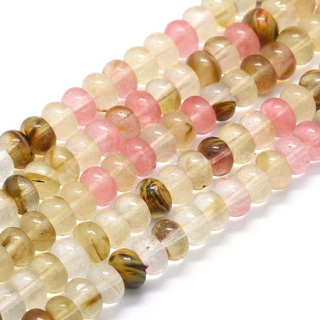 Tigerskin Glass Beads Strands G-E507-10B-8mm-1