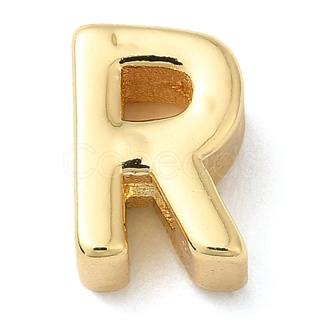Rack Plating Brass Slide Charms KK-M254-15G-R-1