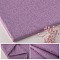 Polyester Imitation Linen Fabric, Sofa Cover, Garment Accessories, Rectangle, Violet, 29~30x19~20x0.09cm