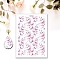 Ceramics Clay Water Transfer Paper, Underglaze Transfer Decals, for DIY Earrings Pendants, Butterfly, 13.8x9.5mm