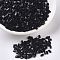 MIYUKI Half TILA Beads, Japanese Seed Beads, 2 Hole, (HTL401) Black, 5x2.3x1.9mm, Hole: 0.8mm, about 250pcs/10g