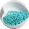 Macaron Baking Paint Glass Seed Beads, Fringe Teardrop Beads, Medium Turquoise, 5mm