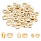 ARRICRAFT 60Pcs 3 Style 304 Stainless Steel Spacer Beads, Donut, Golden, 6.5~9x1~1.5mm, Hole: 2.5~3.5mm, 20pcs/style