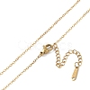 201 Stainless Steel Cable Chain Necklaces NJEW-P309-19A-G-3