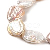 Natural Keshi Pearl Beads Strands PEAR-E016-023-3