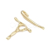 Brass Toggle Clasps KK-U020-05G-3