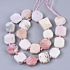 Natural Pink Opal Beads Strands X-G-N326-08-2