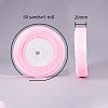 Breast Cancer Pink Awareness Ribbon Making Materials Sheer Organza Ribbon RS20mmY043-3