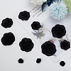 WADORN 25Pcs 4 Style 3D Computerized Embroidery Polyester Ornament Accessories DIY-WR0003-73A-4