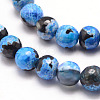 Natural Fire Crackle Agate Bead Strands X-G-K166-06F-8mm-02-3