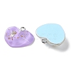 Translucent Resin Pendants RESI-A025-05C-2