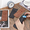 AHADEMAKER 4Pcs 2 Colors PU Imitation Leather Slip-in Glasses Case AJEW-GA0005-23-3