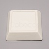 Porcelain Square Jewelry Holder DJEW-WH0050-10B-2