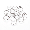 316 Surgical Stainless Steel Earring Hooks X-STAS-E468-01P-2
