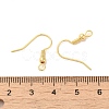 Brass Hoop Earring Findings KK-E098-01G-3