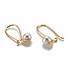 Brass Hoop Earrings EJEW-B005-01-3