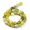 Natural Lemon Jade Beads Strands G-C038-02G-3