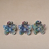 Butterfly Iron Art Crystal Ball Holders WICR-PW0016-01-5