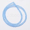 Natural & Dyed Malaysia Jade Bead Strands G-A146-4mm-A20-2