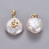 Natural Cultured Freshwater Pearl Pendants KK-L187-04A-2