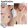 SUNNYCLUE DIY Gemstone Finger Ring Making Kit DIY-SC0022-30-5