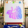 PET Plastic Drawing Painting Stencils Templates DIY-WH0244-170-5