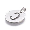 Non-Tarnish 201 Stainless Steel Pendants STAS-L221-33C-2