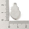 Non-Tarnish 304 Stainless Steel Pendants STAS-C082-07P-3