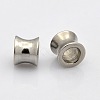 Tarnish Resistant Column 304 Stainless Steel Large Hole Beads STAS-N020-12-10mm-1