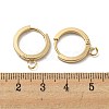 201 Stainless Steel Huggie Hoop Earrings Findings STAS-A167-01G-G-3