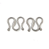 Non-Tarnish 304 Stainless Steel S-Hook Clasps STAS-U007-19B-P-1