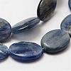 Oval Natural Kyanite/Cyanite/Disthene Bead Strands G-O139-01F-3