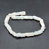 Electroplated Natural Quartz Crystal Beads Strands G-P368-02-2