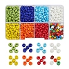 8 Colors Glass Seed Beads SEED-YW0001-57-1